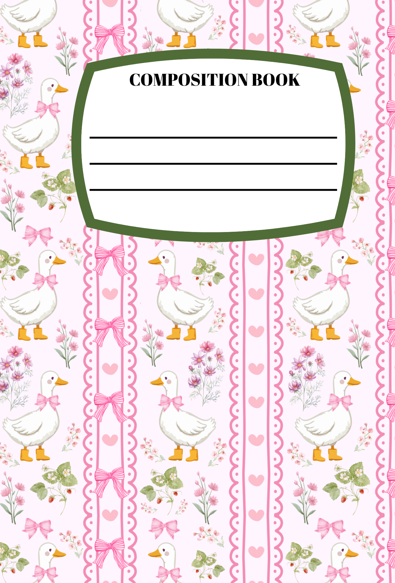 Goose Ribbon Notebook | Print