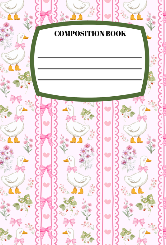 Goose Ribbon Notebook | Print