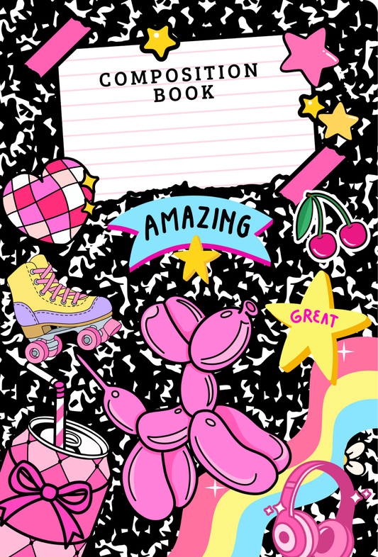 Girlie Pop Notebook | Print