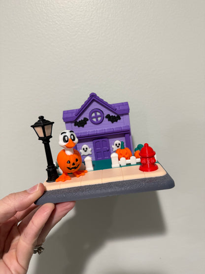 Halloween Goose 3D Scene