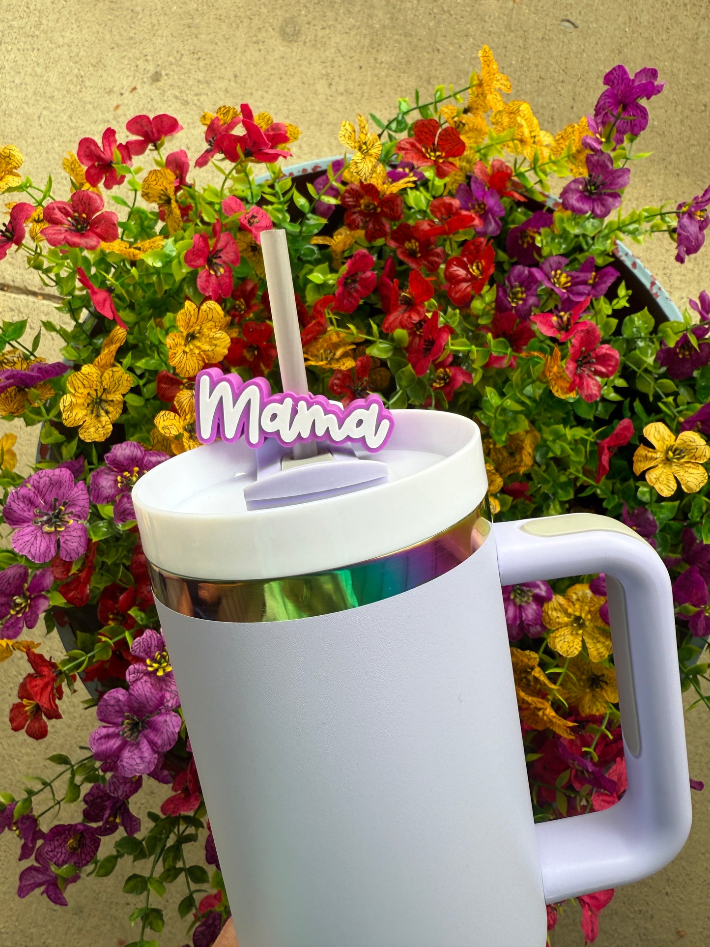 Mama Straw Topper | 10 MM Size | Choice of Color