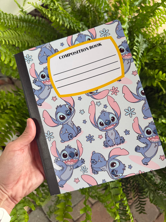 Blue Alien Solo Notebook | Print