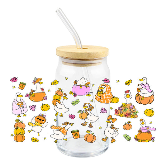 Autumn Geese | UVDTF Cup Wrap